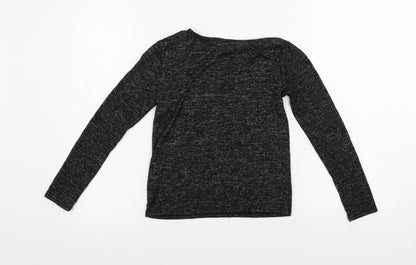 Primark Girls Black   Pullover Jumper Size 9-10 Years