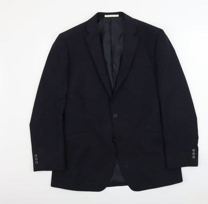 Mens UK Size 42 Burton Regular Blue Suit Jacket