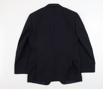 Mens UK Size 42 Burton Regular Blue Suit Jacket