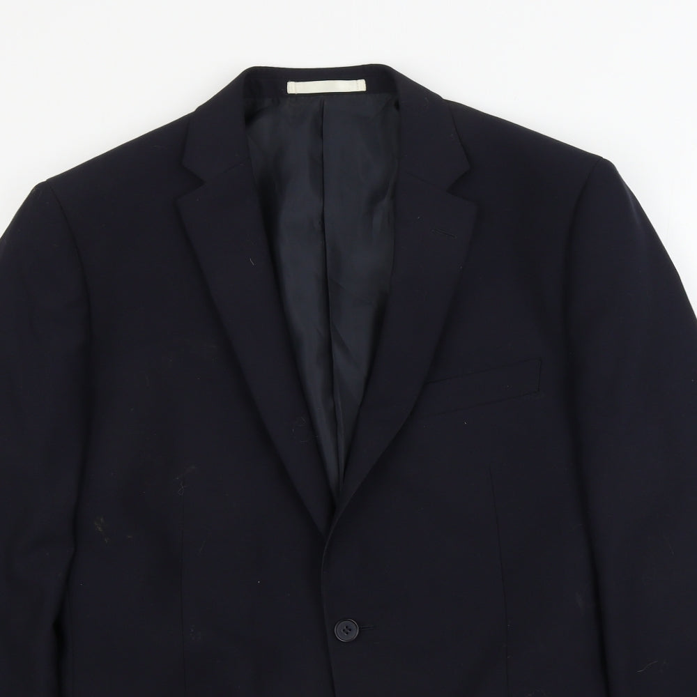 Mens UK Size 42 Burton Regular Blue Suit Jacket