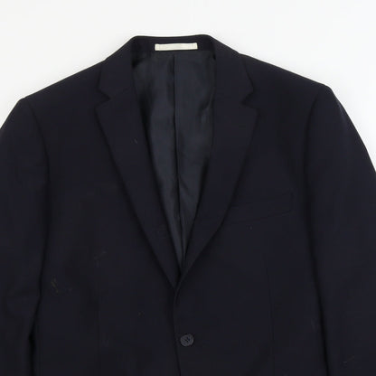 Mens UK Size 42 Burton Regular Blue Suit Jacket