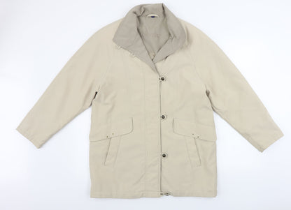 Womens UK Size S TELEMAC Beige Jacket