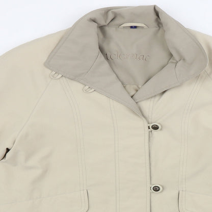 Womens UK Size S TELEMAC Beige Jacket