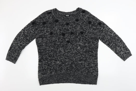 George  Womens Grey   Pullover Jumper Size 12