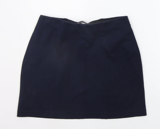 Marks and Spencer Womens Blue   A-Line Skirt Size 10
