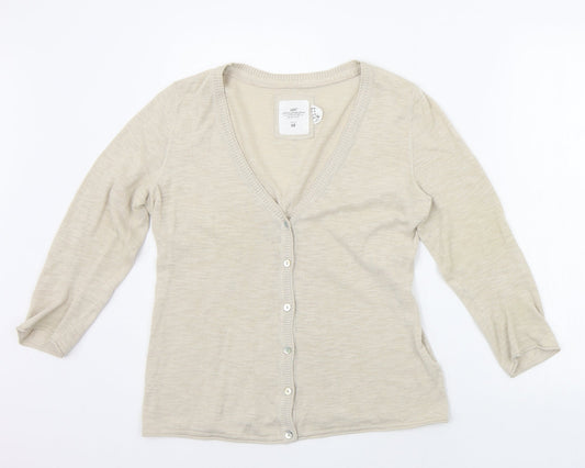 Womens UK Size M H&M Beige Pullover Jumper