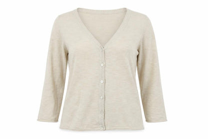 Womens UK Size M H&M Beige Pullover Jumper
