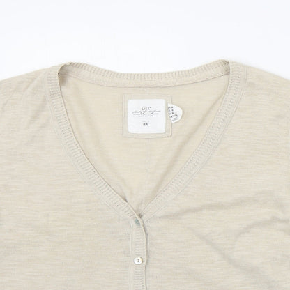 Womens UK Size M H&M Beige Pullover Jumper