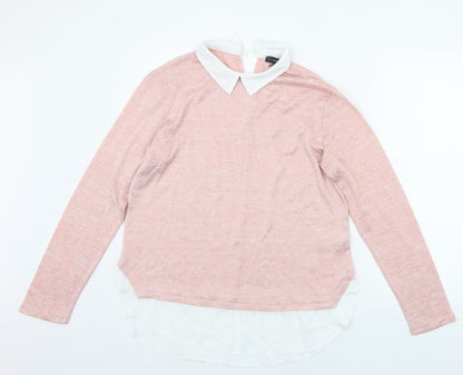Primark Womens Pink   Pullover Jumper Size S