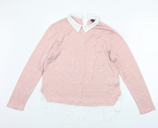 Primark Womens Pink   Pullover Jumper Size S