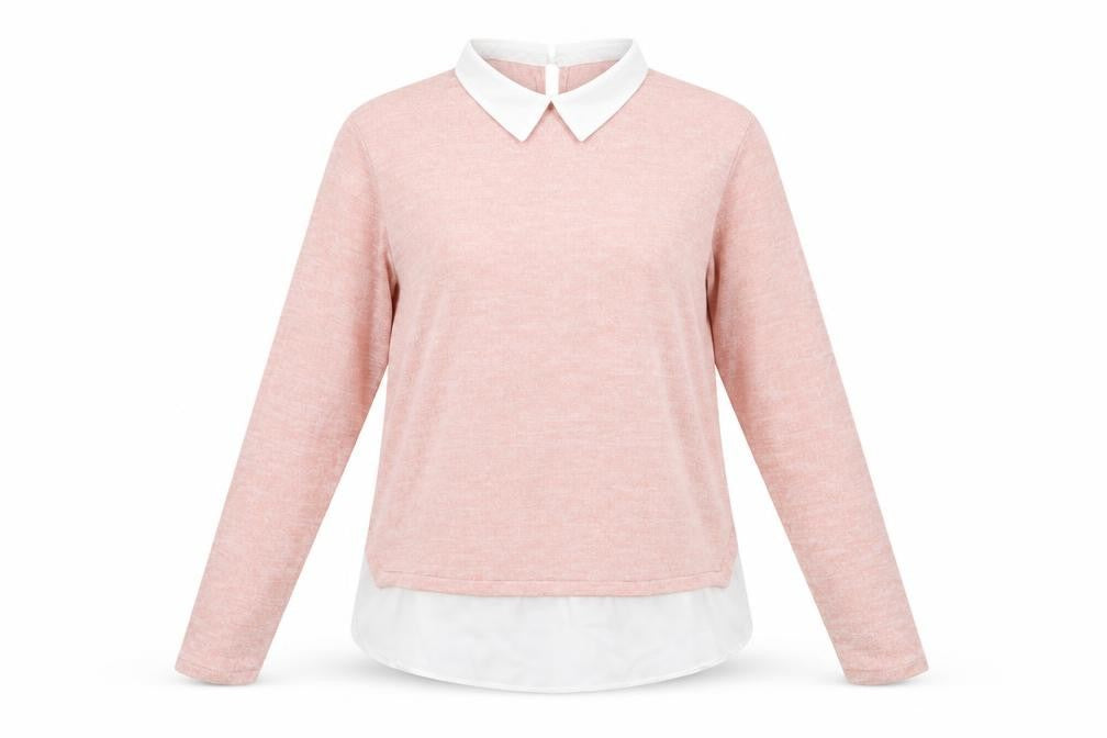 Womens UK Size S Primark Pink Pullover Jumper