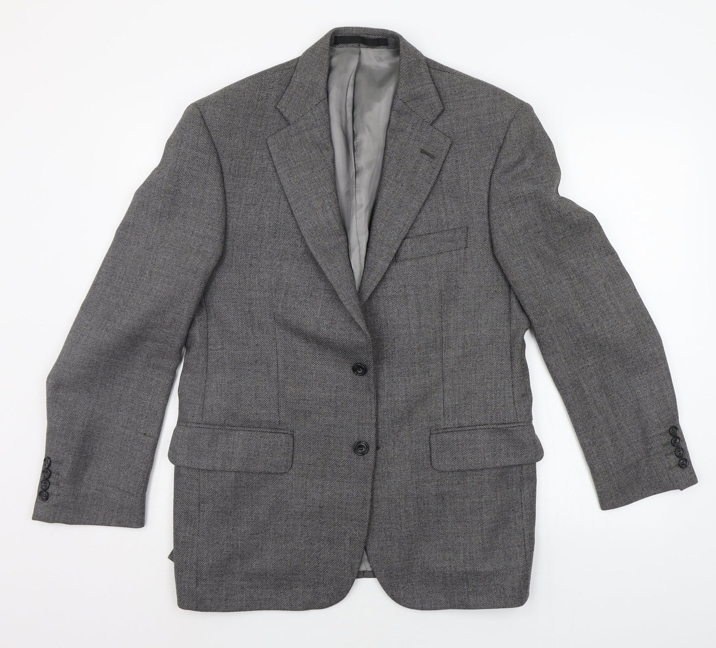 Womens UK Size 10 Marks and Spencer Regular Grey Suit Jacket