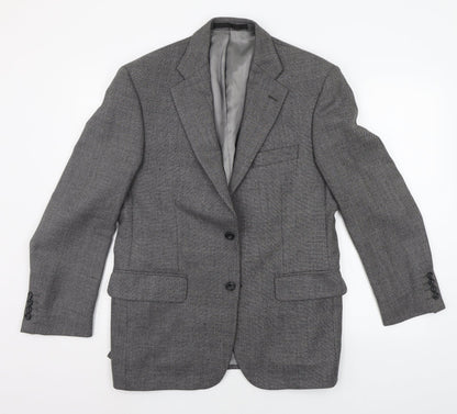 Womens UK Size 10 Marks and Spencer Regular Grey Suit Jacket