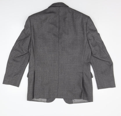Womens UK Size 10 Marks and Spencer Regular Grey Suit Jacket