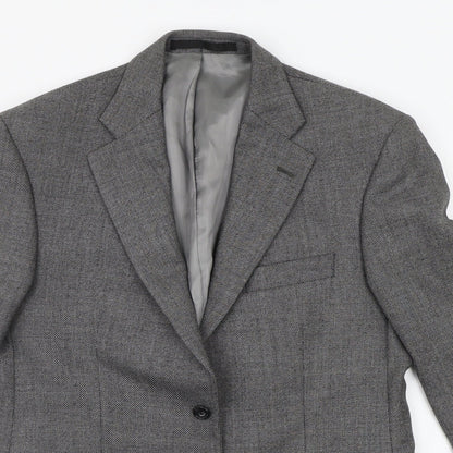 Womens UK Size 10 Marks and Spencer Regular Grey Suit Jacket