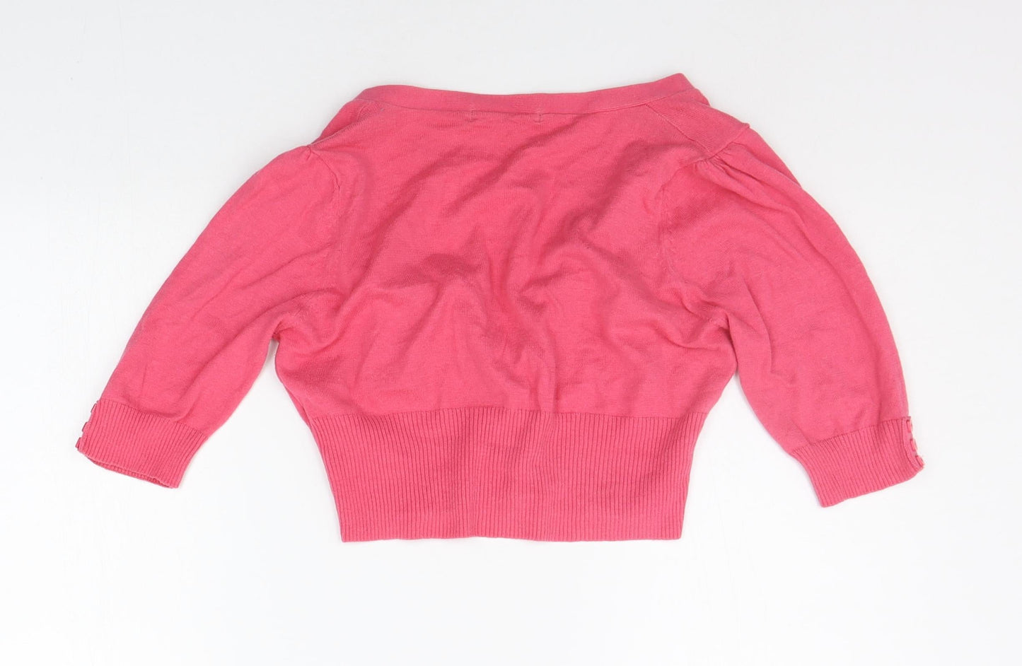 Womens UK Size 8 Marks and Spencer Pink Cardigan Jumper