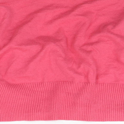 Womens UK Size 8 Marks and Spencer Pink Cardigan Jumper