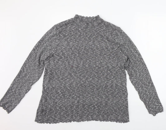 Womens UK Size 20 Papaya Grey Pullover Jumper