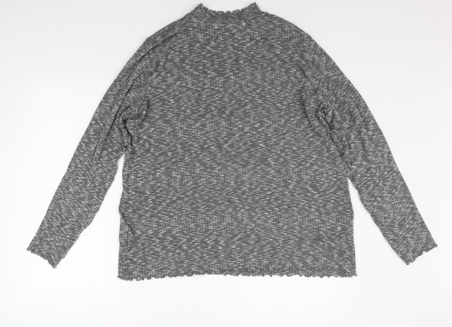 Womens UK Size 20 Papaya Grey Pullover Jumper