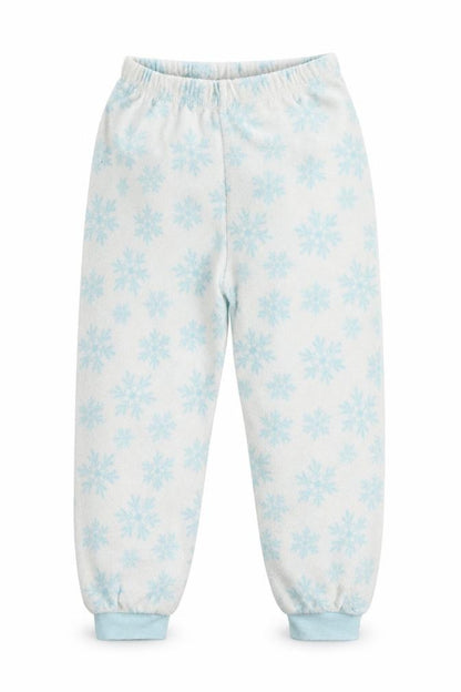 Primark Girls White Geometric  Top Pyjama Pants Size 4-5 Years  - STARS