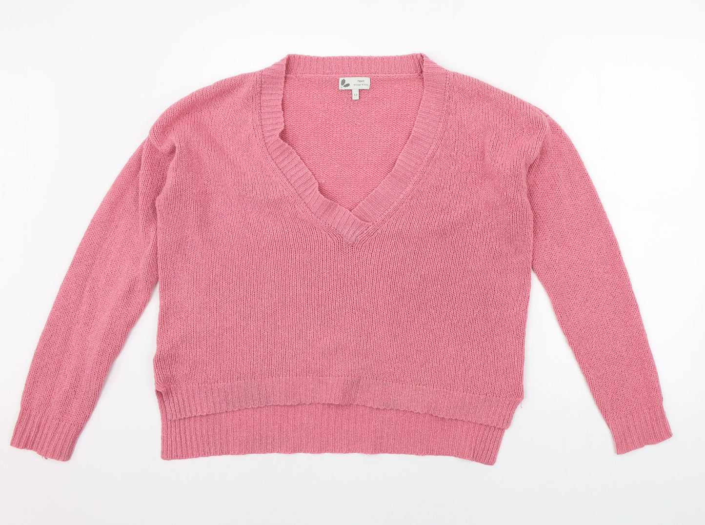 Womens UK Size 12 NEXT Pink Pullover Jumper