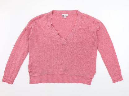 Womens UK Size 12 NEXT Pink Pullover Jumper