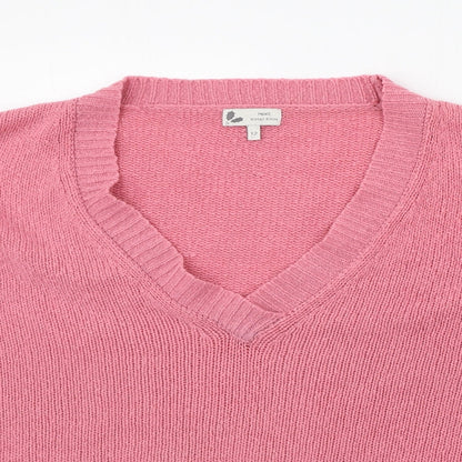 Womens UK Size 12 NEXT Pink Pullover Jumper