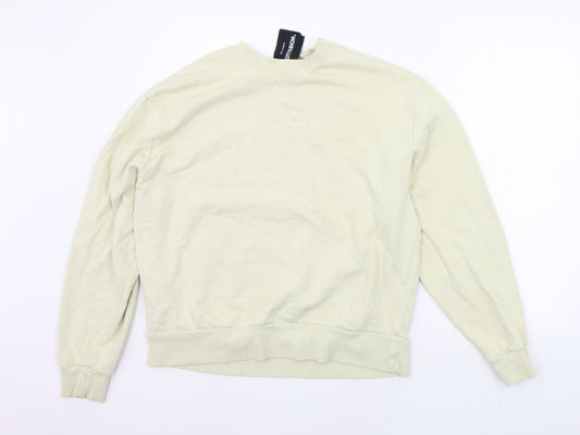 COLLUSION Womens Beige   Pullover Jumper Size M