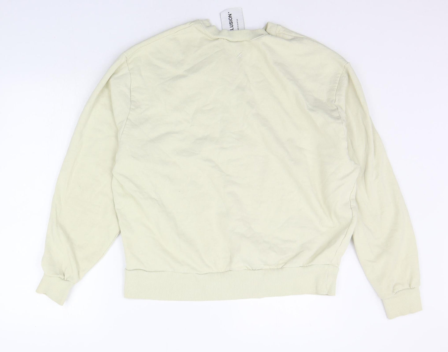 COLLUSION Womens Beige   Pullover Jumper Size M