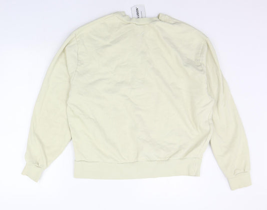 COLLUSION Womens Beige   Pullover Jumper Size M