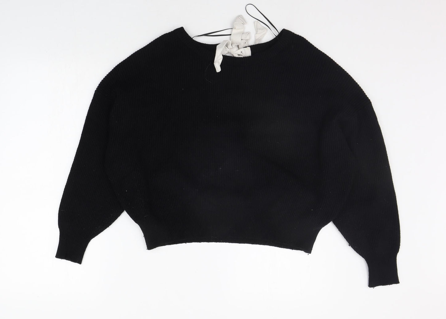 Womens UK Size M Zara Black Pullover Jumper