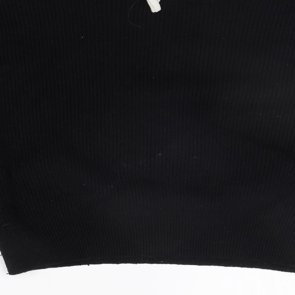 Womens UK Size M Zara Black Pullover Jumper