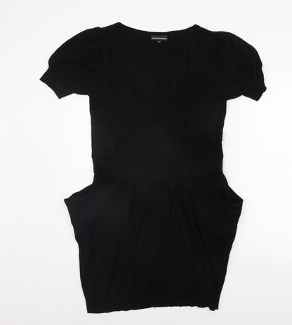 Womens UK Size 14 Warehouse Black Pullover Jumper