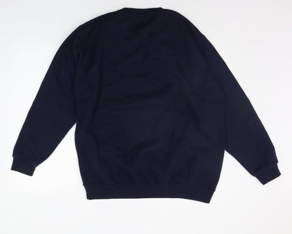 Uneek Mens Blue   Pullover Jumper Size L