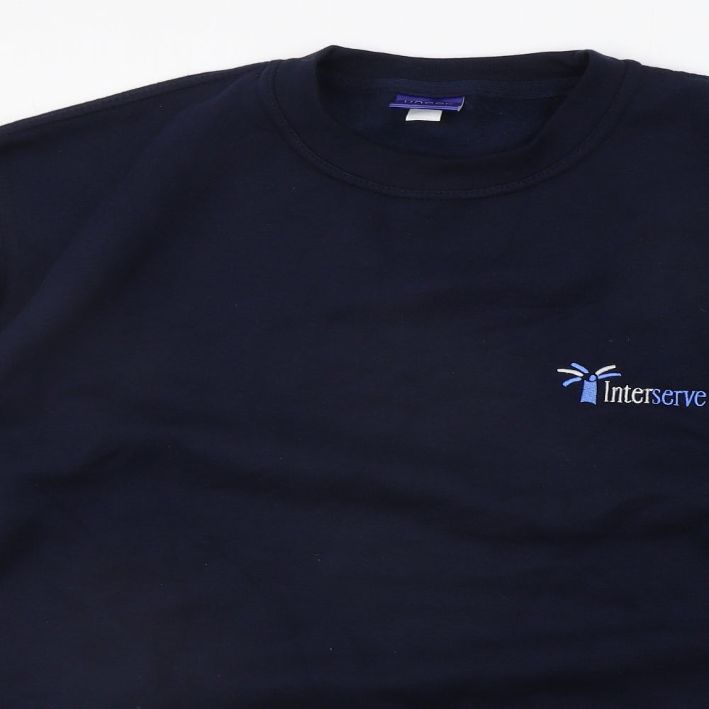 Uneek Mens Blue   Pullover Jumper Size L