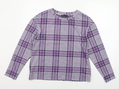 Womens UK Size 12 Marks and Spencer Purple Pullover Jumper