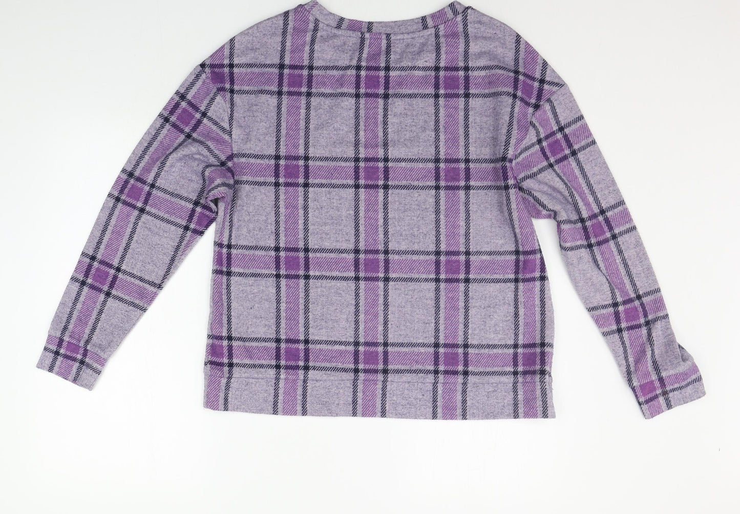 Womens UK Size 12 Marks and Spencer Purple Pullover Jumper