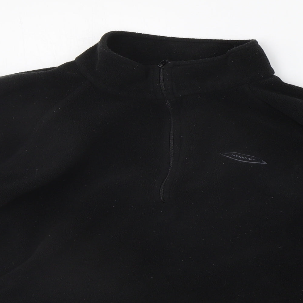 Womens UK Size S Mountain Life Black Pullover Jumper