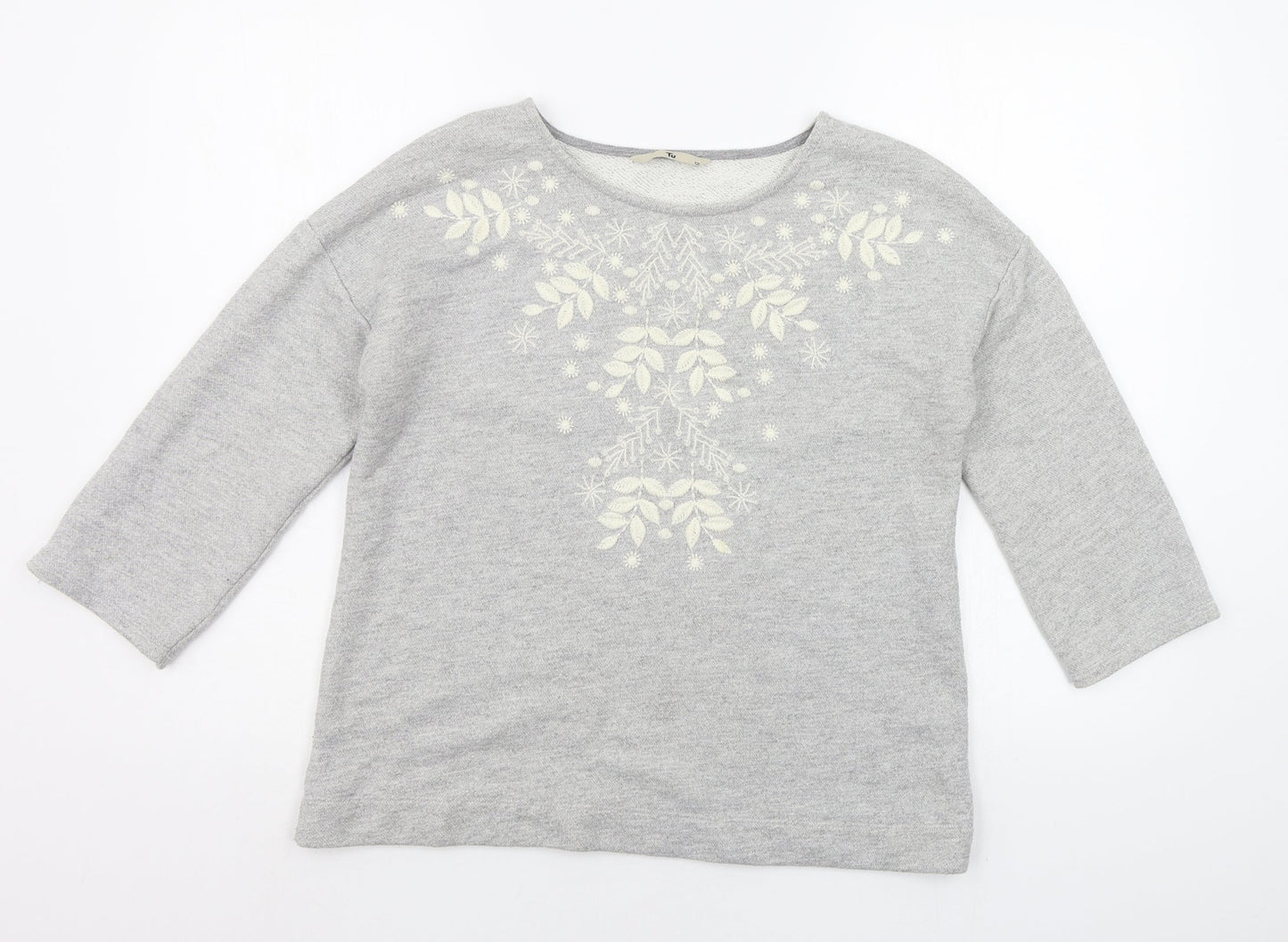 TU Womens Grey   Pullover Jumper Size 12