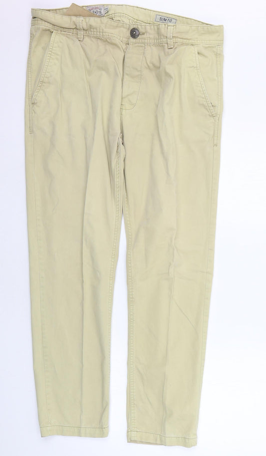 Matalan Mens Beige   Trousers  Size 38 in L32 in