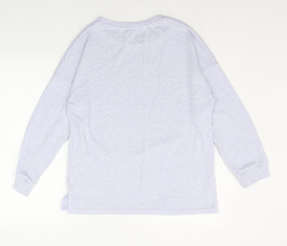 Primark Womens Blue Solid  Top Pyjama Top Size M