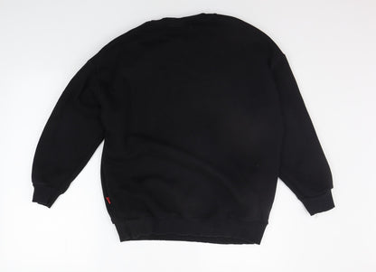 Primark Mens Black   Pullover Jumper Size XS