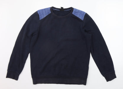 H&M Mens Black   Pullover Jumper Size M