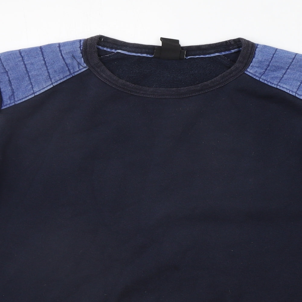 H&M Mens Black   Pullover Jumper Size M