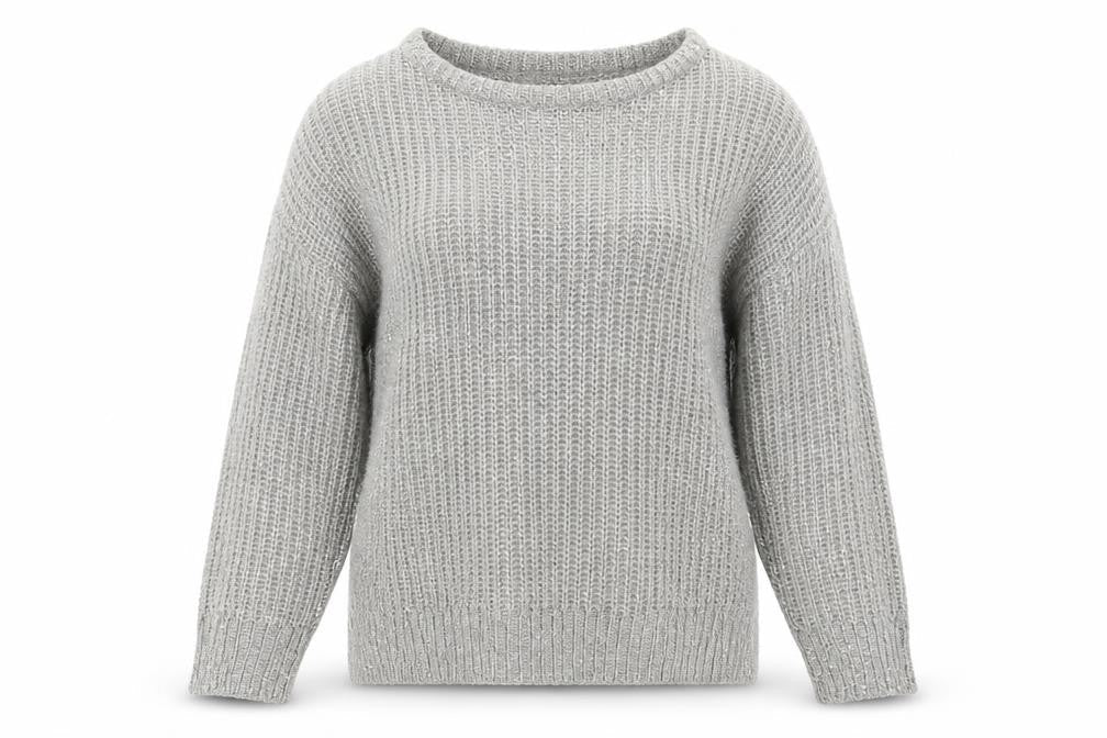 Womens UK Size 10 Atmosphere Grey Pullover Jumper