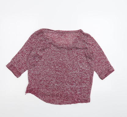 Womens UK Size 14 New Look Red Basic T-Shirt