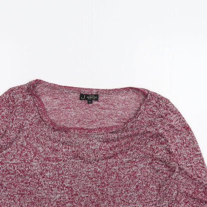 Womens UK Size 14 New Look Red Basic T-Shirt
