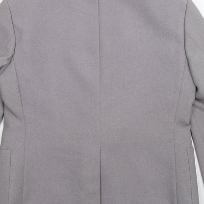 Mens UK Size 40 Preworn Regular Grey Suit Jacket
