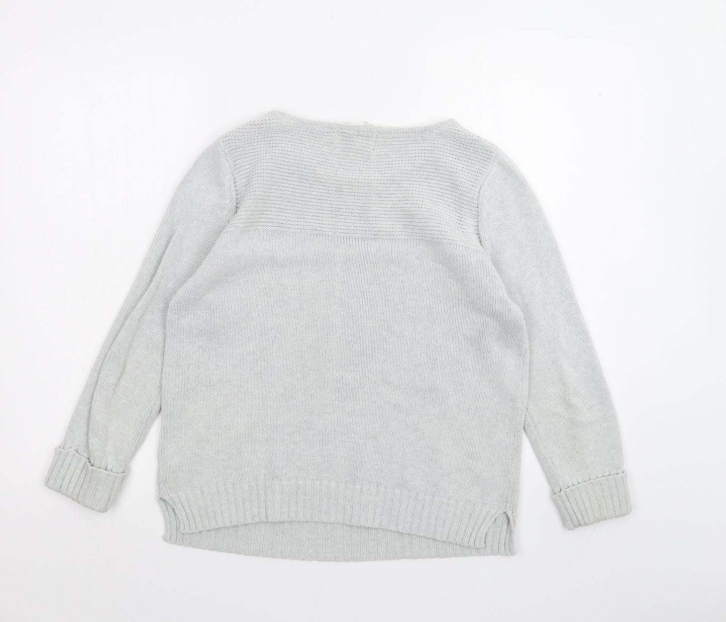 Womens UK Size 14 Papaya Grey Pullover Jumper