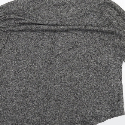 Womens UK Size 8 Select Grey Basic T-Shirt